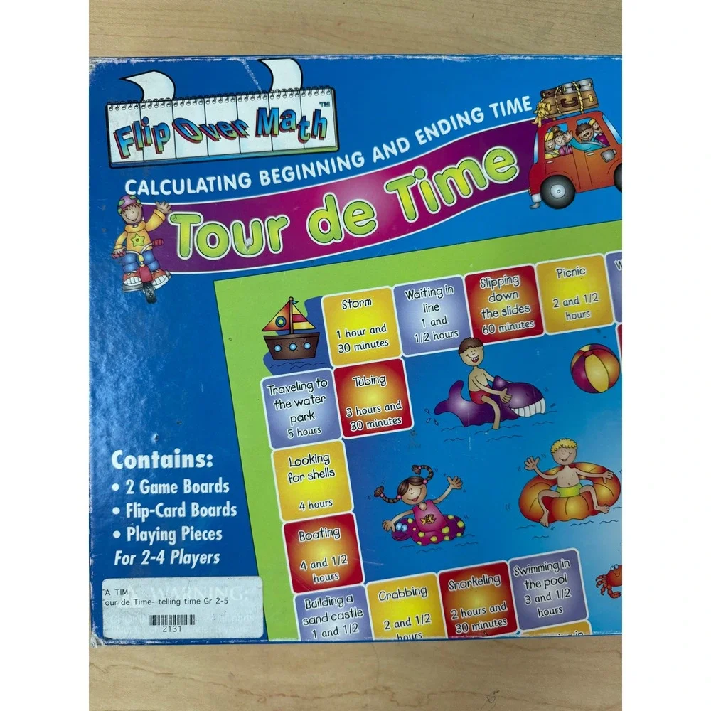 Hand on Math Board Game for Teaching Telling Time with Analog Clock Grades 2-5